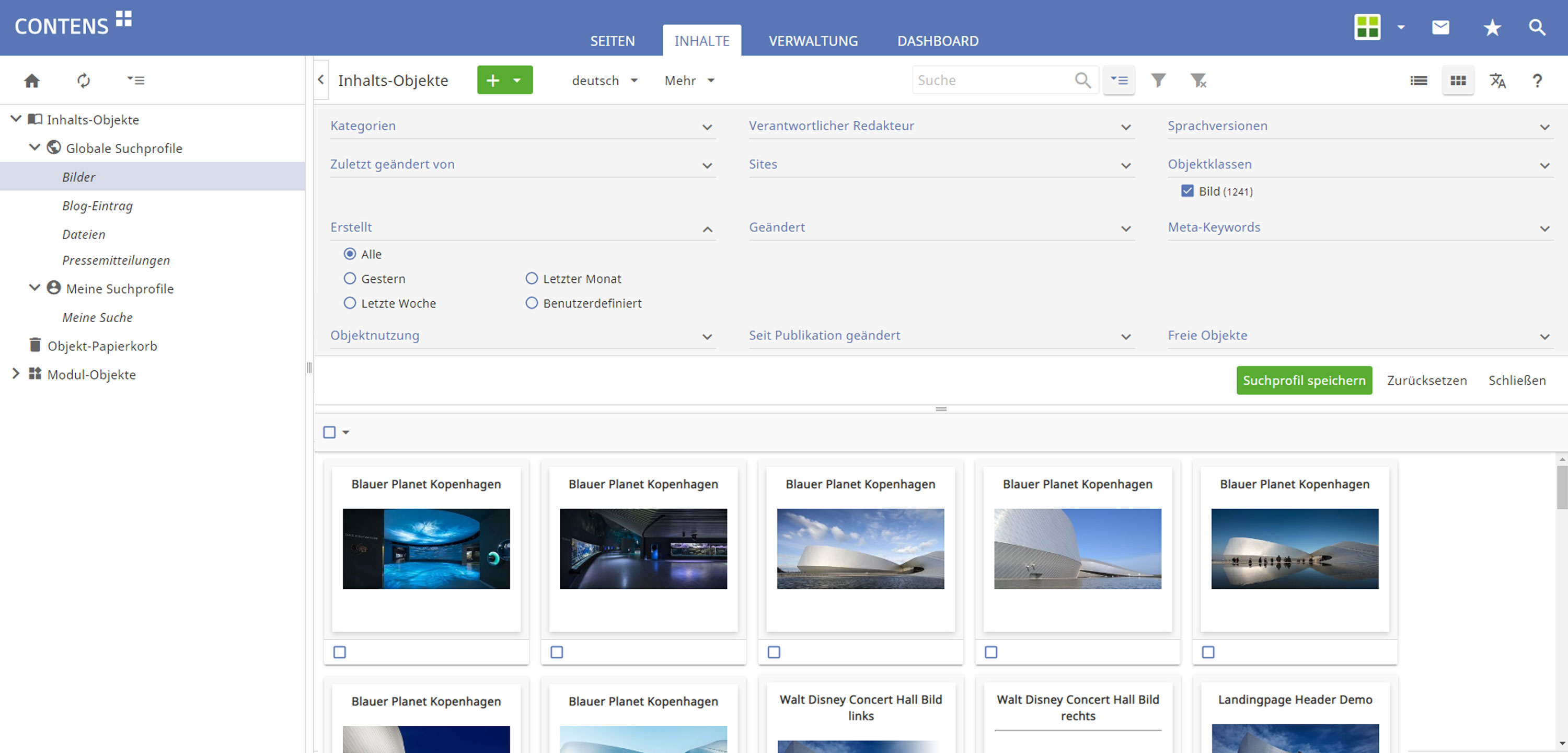 CONTENS CMS - Bibliothek f&uuml;r alle Inhalte