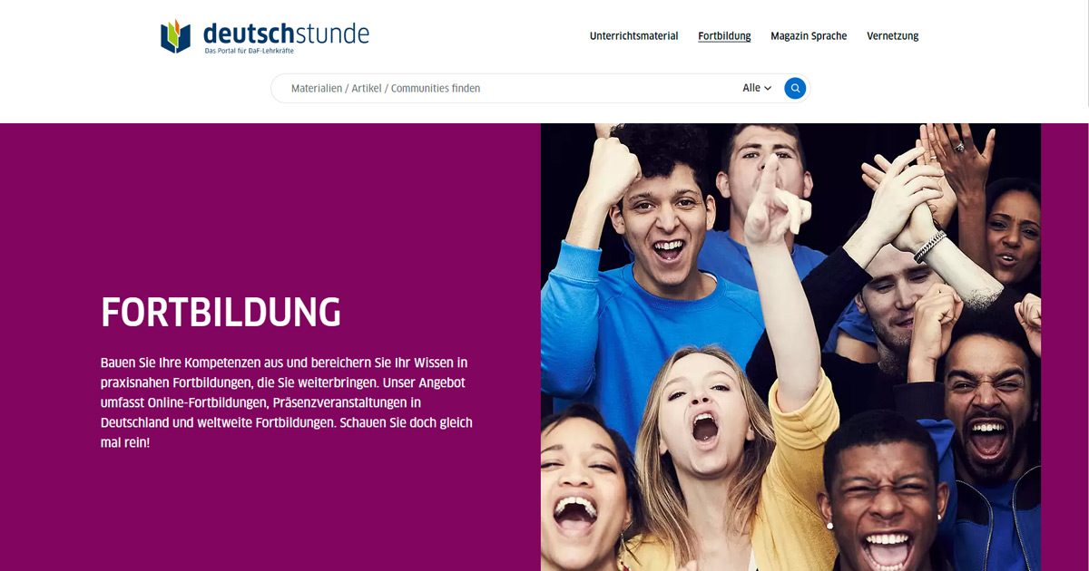 Goethe Deutschstunde - Fortbildung