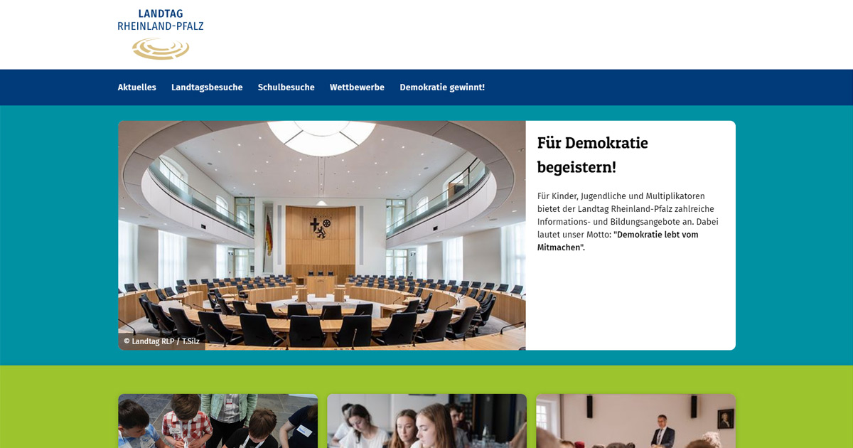 Landtag Rheinland-Pfalz Jugendseite