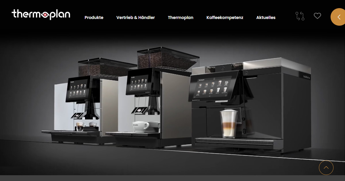 Thermoplan Website Relaunch