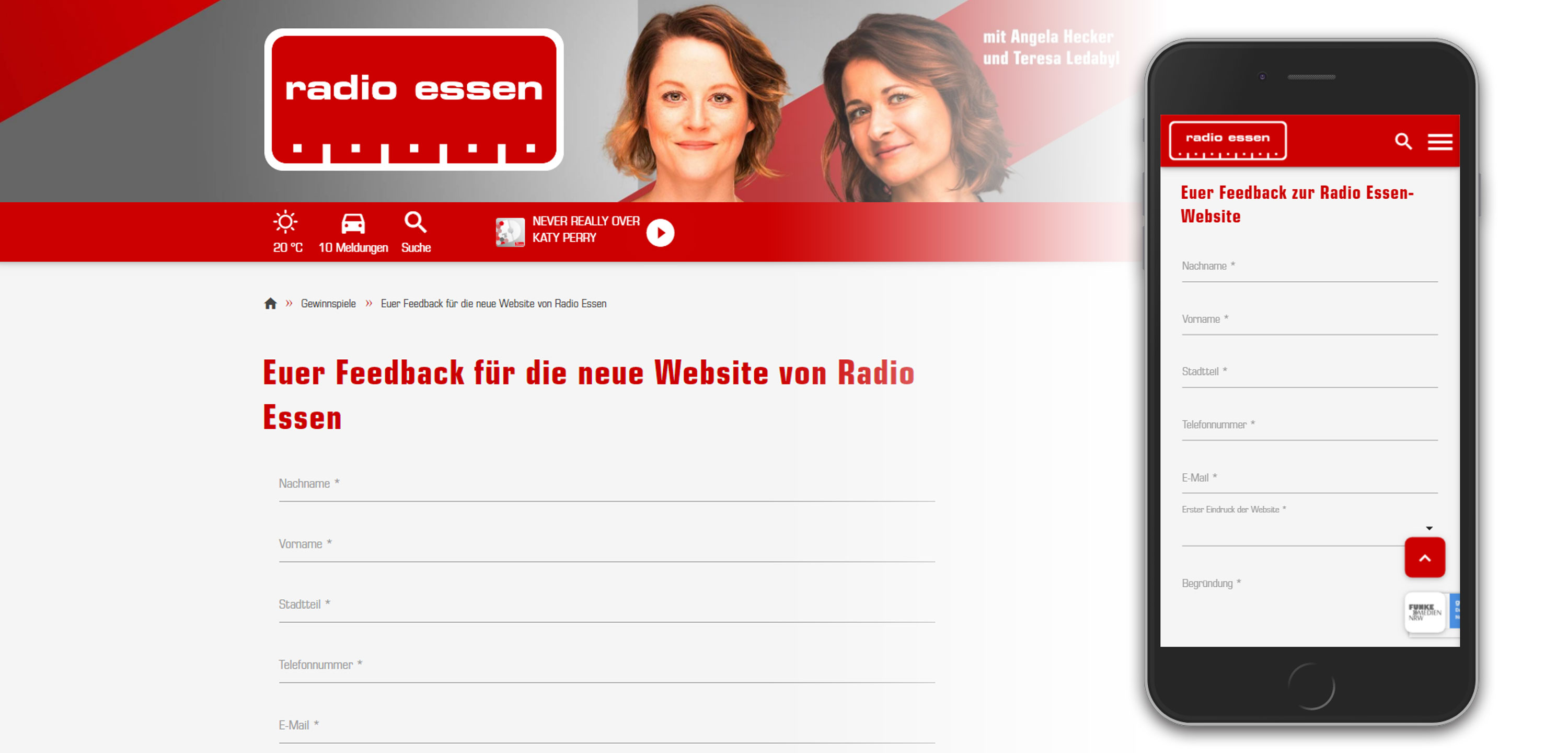 Radio NRW Formulare
