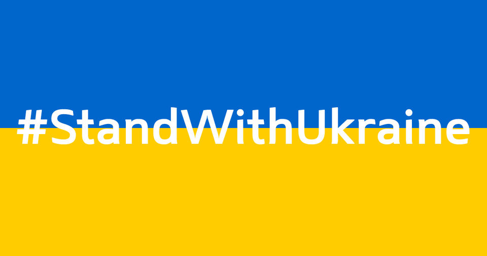 Ukrainische Flagge # standwithukraine
