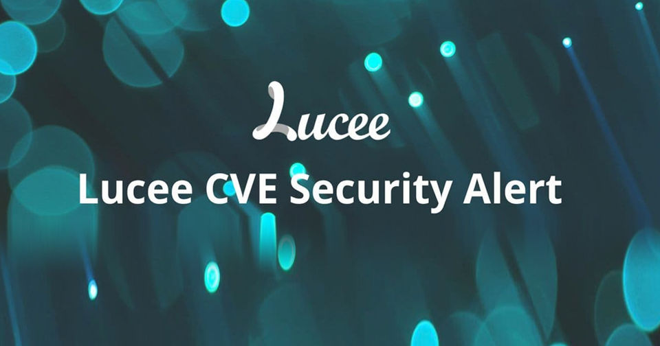 Lucee Security Alert