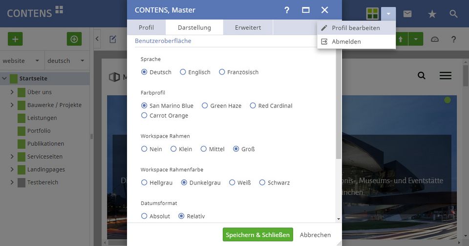CONTENS Tipp - verbessertes Profil