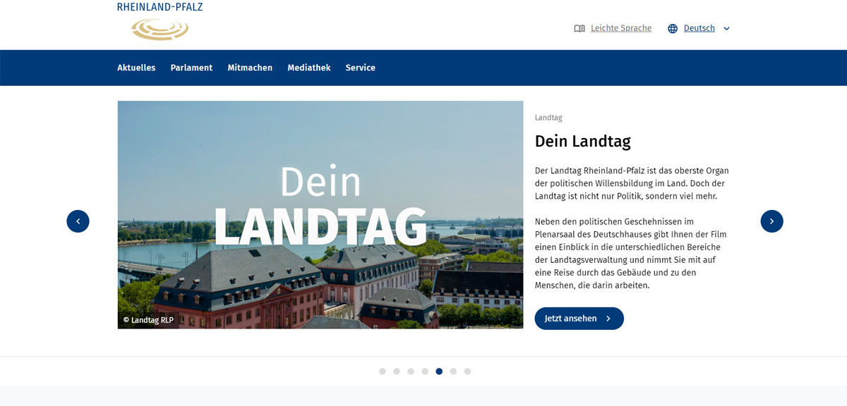 Landtag Rheinland-Pfalz Startseite