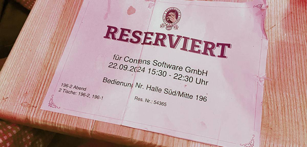 Wiesn 2024 - Reservierung