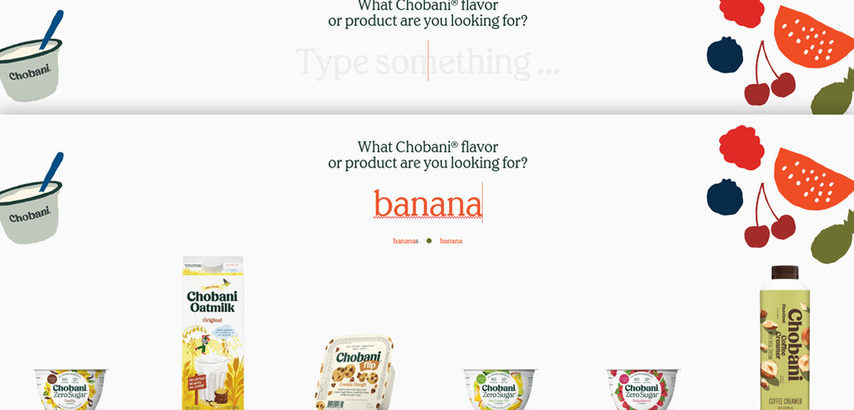 Webdesign Trends 2025 - Ins Design integrierte Suchen